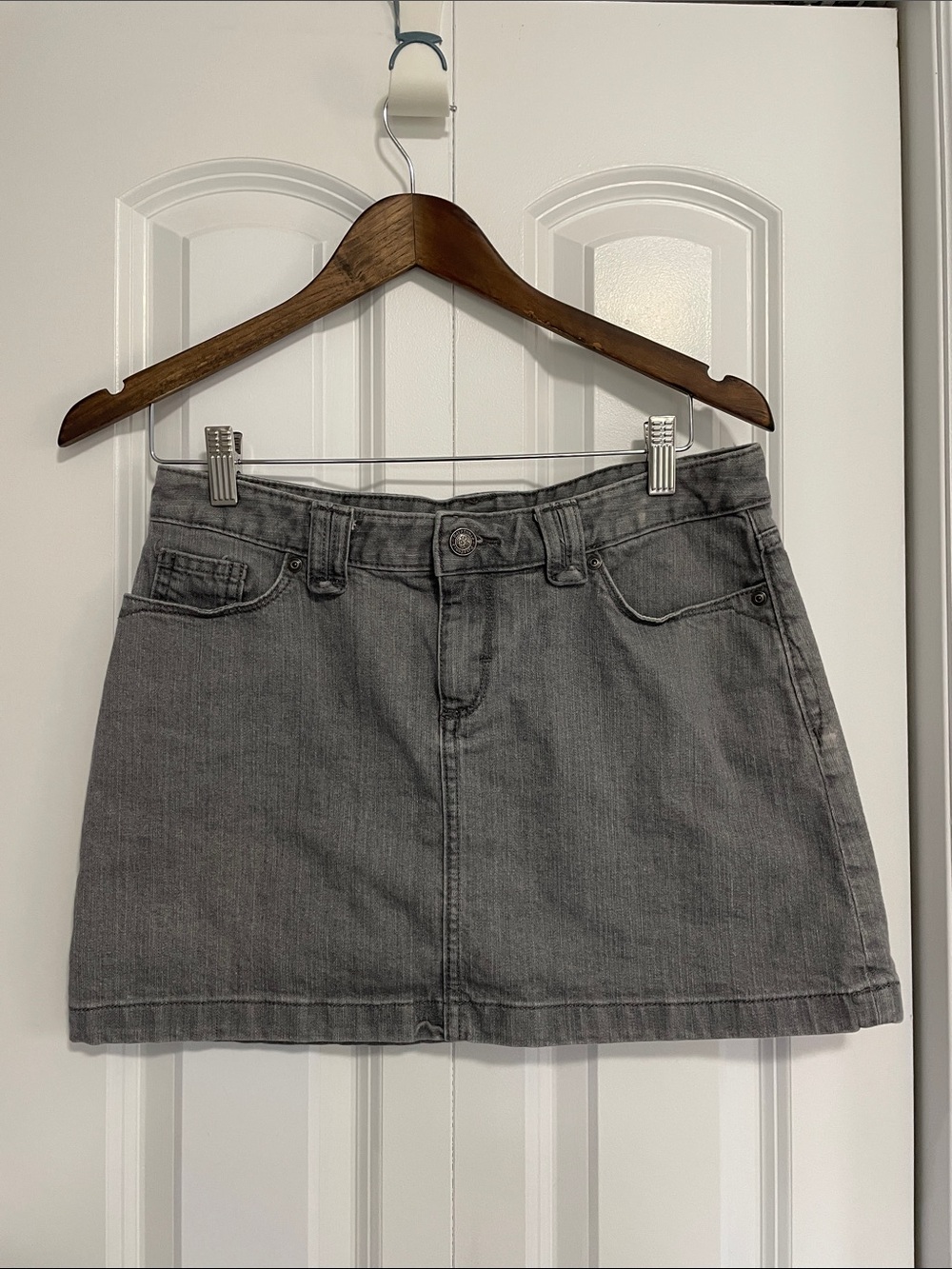 Patagonia Gray Denim Mini Skirt